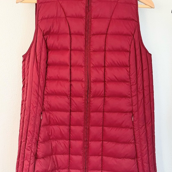 J. Jill Cranberry Red Down Vest - Picture 1 of 11